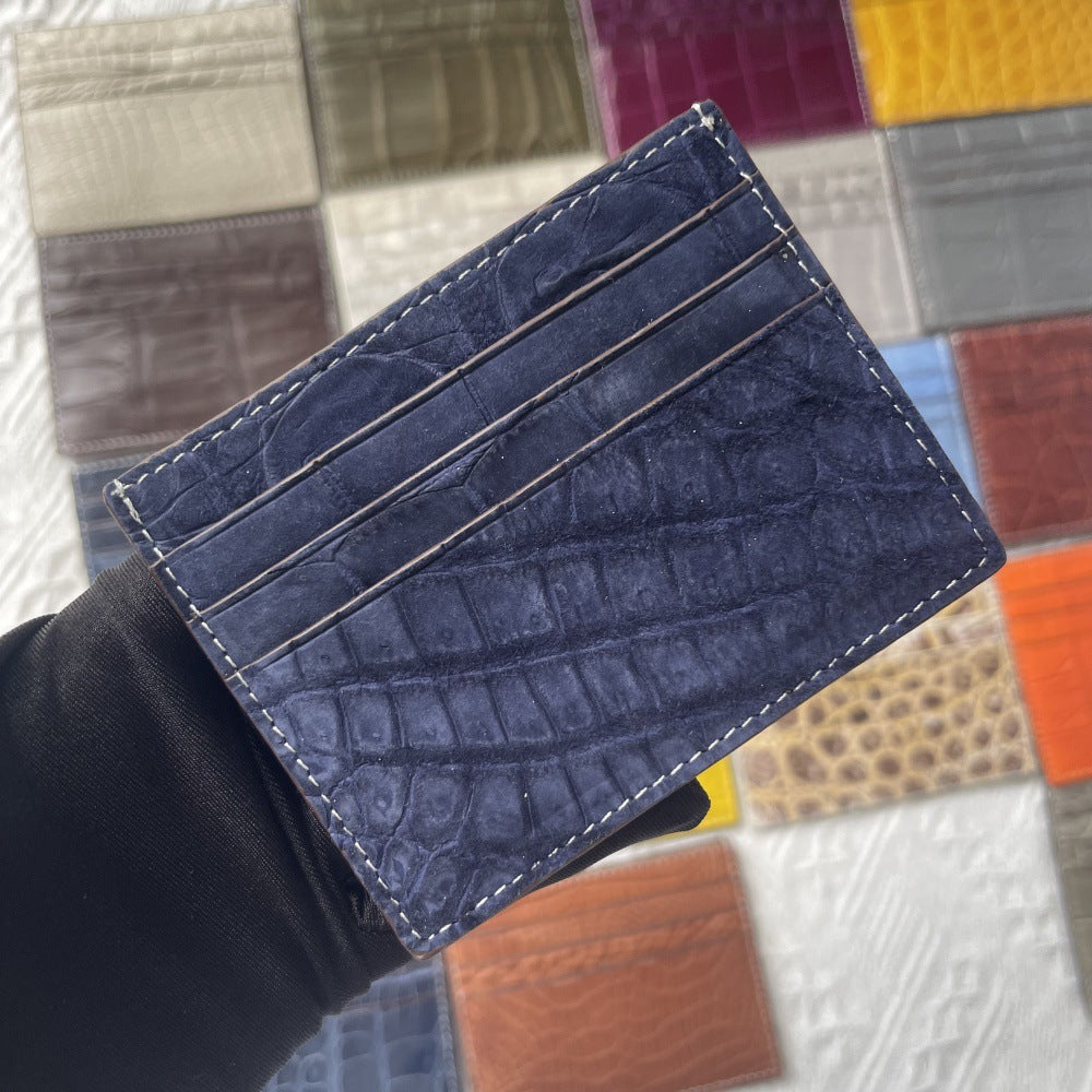Genuine Crocodile Leather Card Holder
