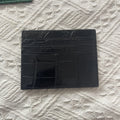 Genuine Crocodile Leather Card Holder