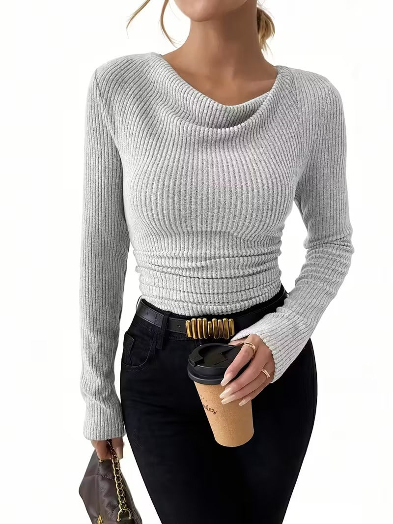 Women's knitted pullover sweater
