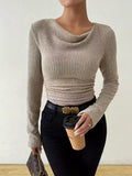 Women's knitted pullover sweater