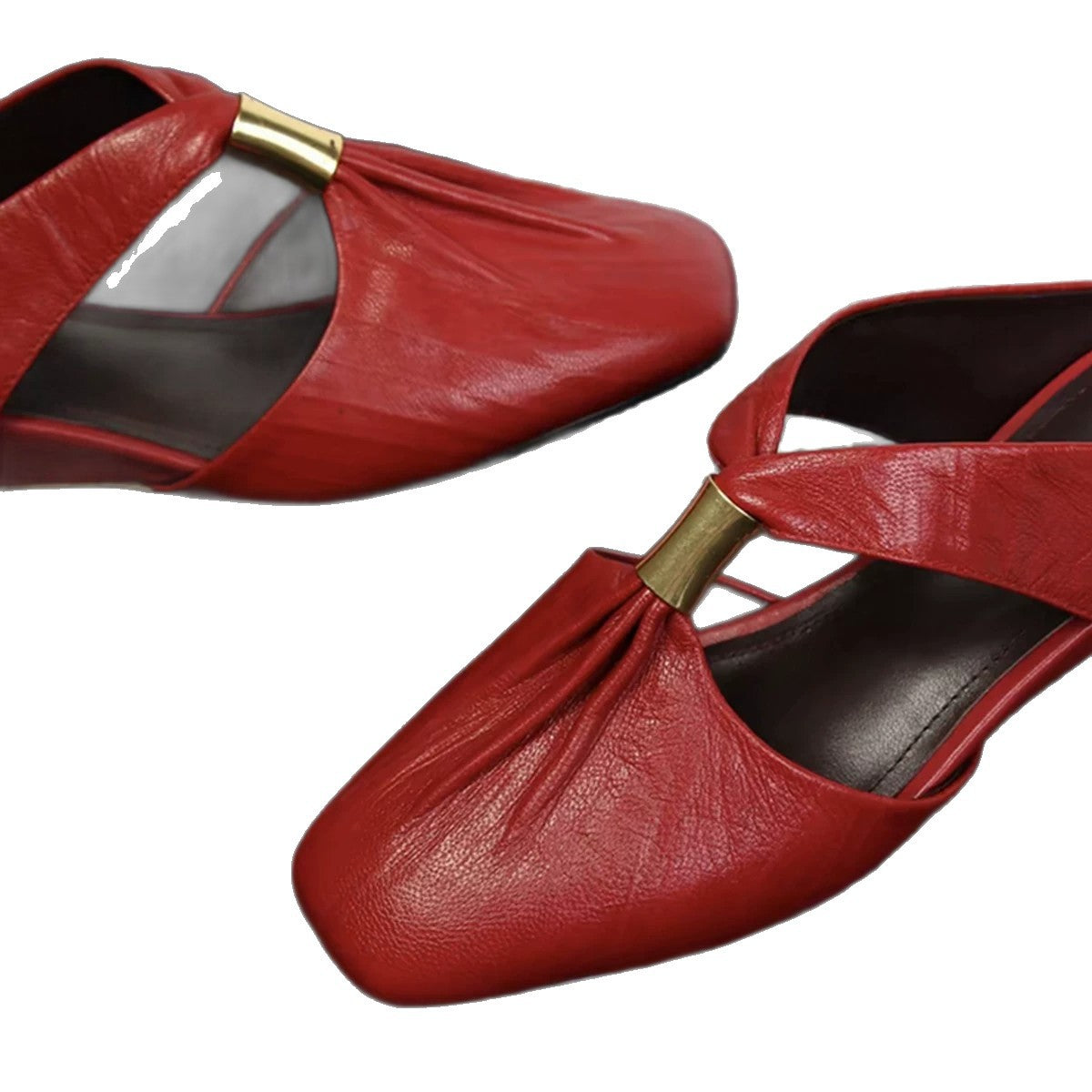 Womens French Style Sheepskin Mules